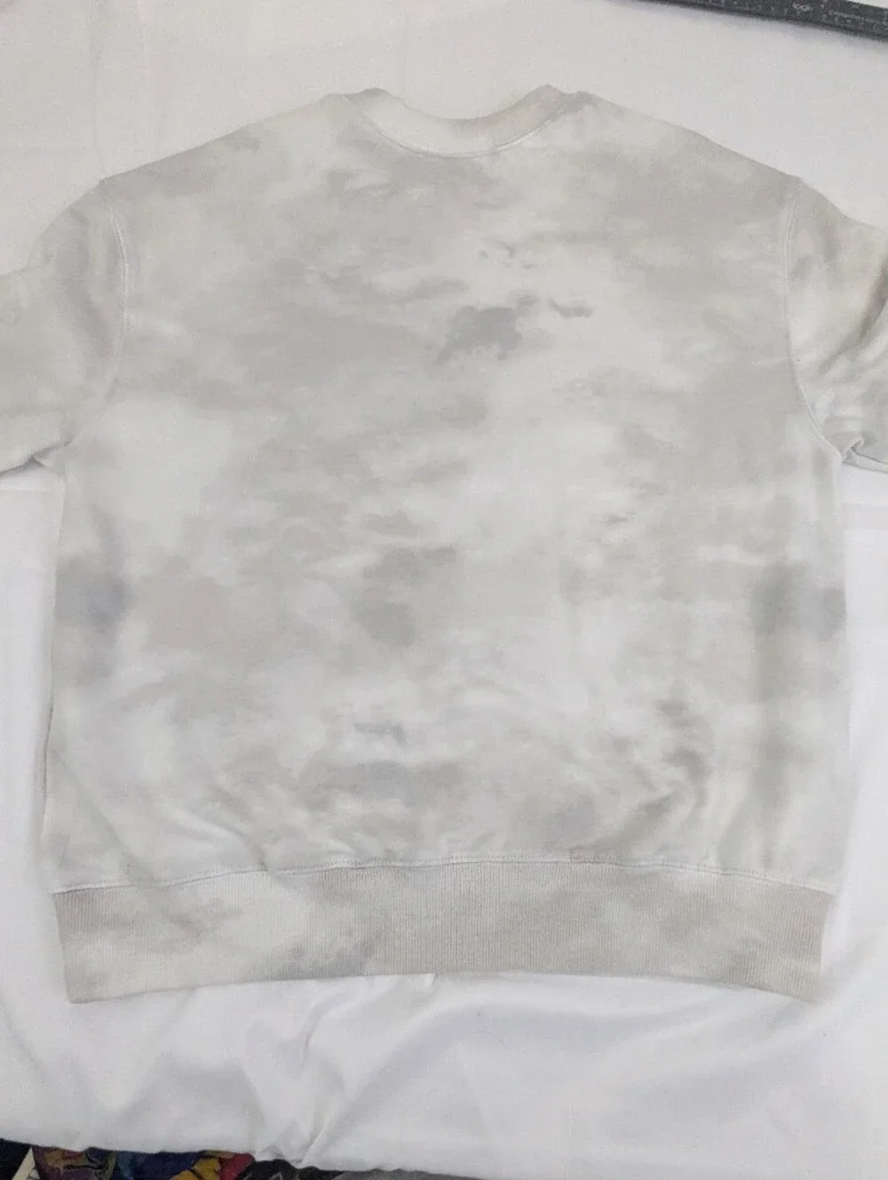 Journey World Tour Acid Washed  Grey & White Sweashirt Scarab Logo Medium